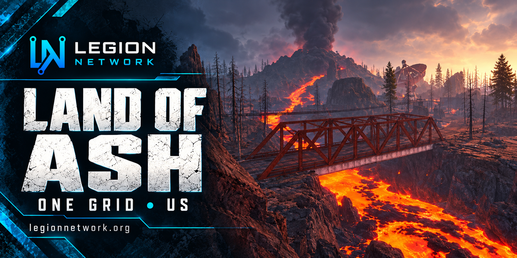 Legion Network Land of Ash One Grid server artwork