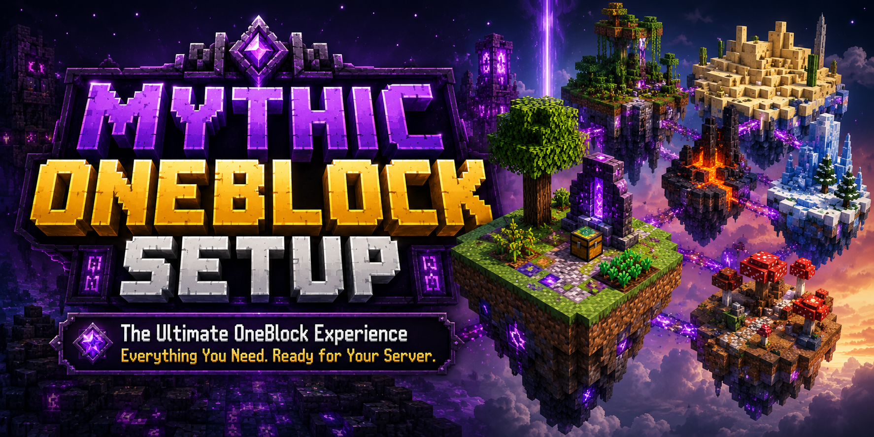 Mythic OneBlock - Modern Server Setup